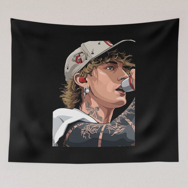 Item preview, Mgk vector illustration designed and sold by Rusdiii.