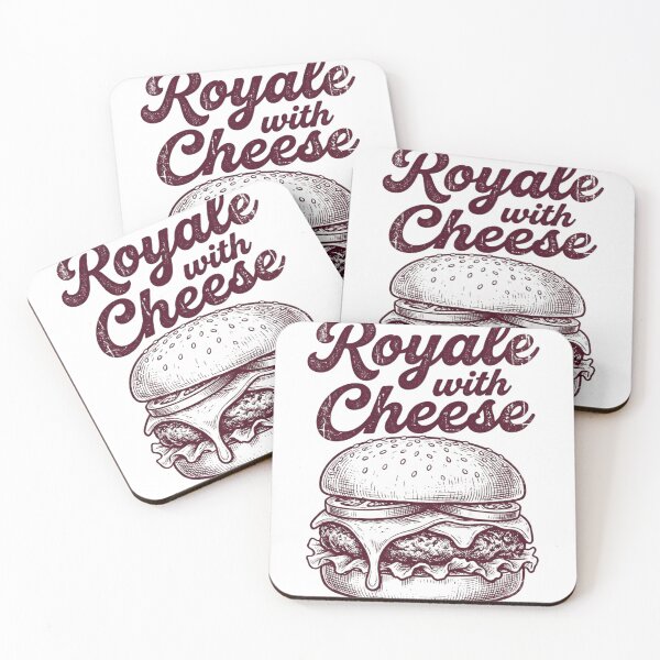Item preview, Royale With Cheese Vintage Burger Pop Culture Movie Quote designed and sold by raedattia.