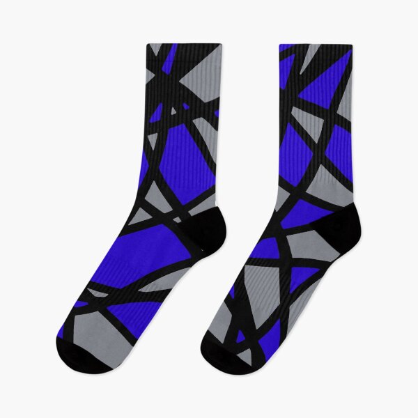 Item preview, Minimalist Blue Abstract Black Geometric Lines Graphic designed and sold by taiche.