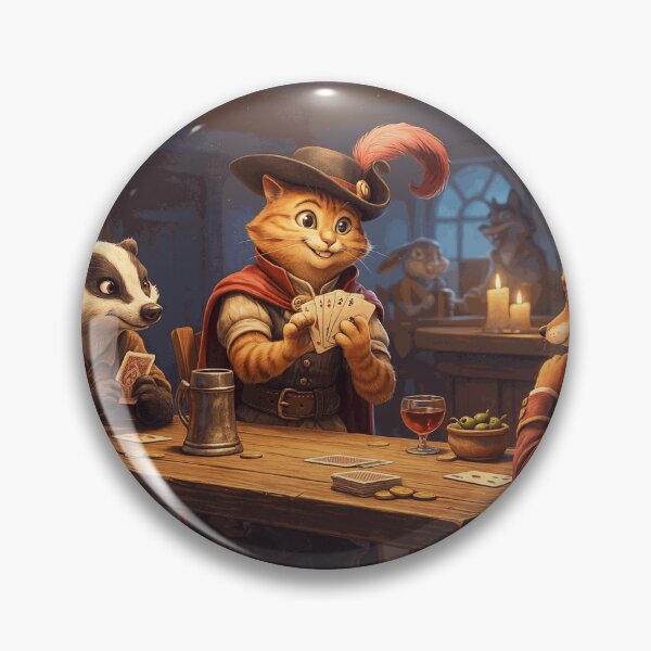 Item preview, Woodland Animal Friends Playing Cards in a Cozy Fantasy Tavern designed and sold by LyleDenholm.