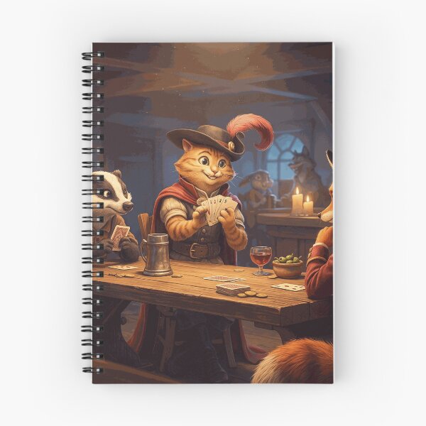 Item preview, Woodland Animal Friends Playing Cards in a Cozy Fantasy Tavern designed and sold by LyleDenholm.