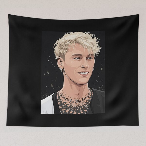 Item preview, Mgk vector illustration designed and sold by Rusdiii.