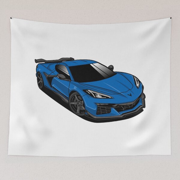 Item preview, Chevrolet Corvette Z06 blue designed and sold by vektoranda.
