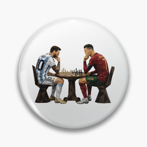 Item preview, Messi vs Ronaldo – The Ultimate Chess Match designed and sold by GeekGuysShop.