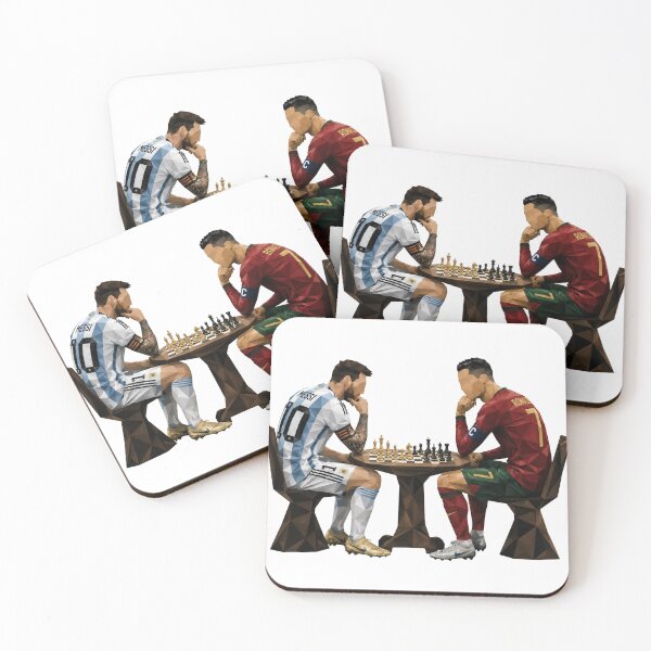 Item preview, Messi vs Ronaldo – The Ultimate Chess Match designed and sold by GeekGuysShop.