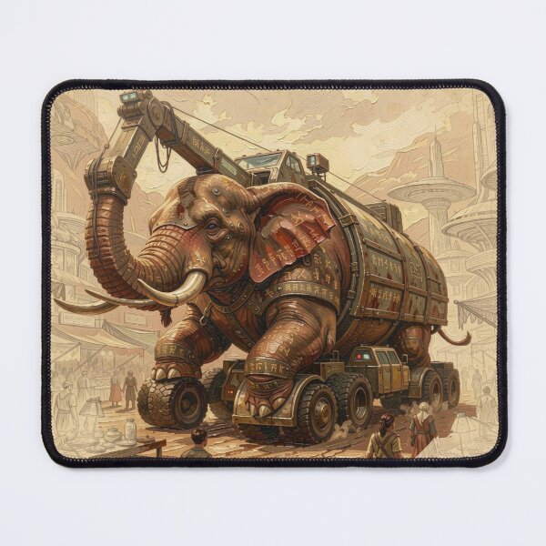Item preview, Mechanical Elephant Truck – Surreal Fantasy Machine designed and sold by FotoworldEdel.