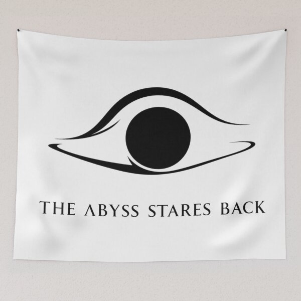 Item preview, The Abyss Stares Back - Cosmic Black Hole Eye designed and sold by AstroPal28.