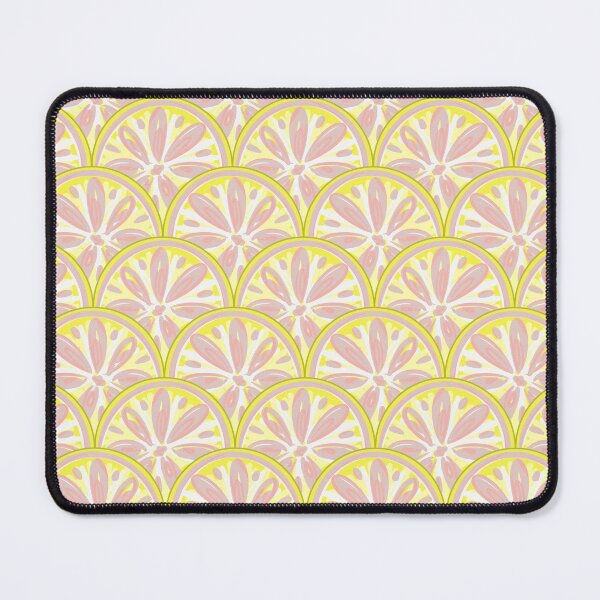 Item preview, Blush Lemon Citrus Scallop Pattern designed and sold by CI Creative Design LLC.