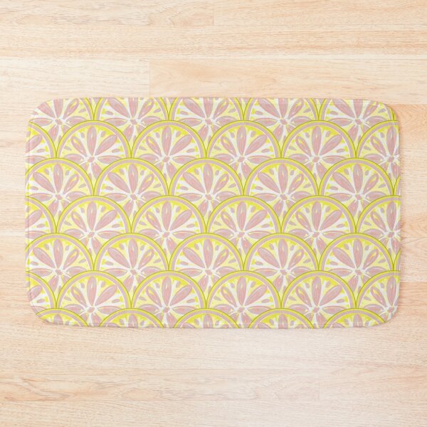 Item preview, Blush Lemon Citrus Scallop Pattern designed and sold by CI Creative Design LLC.