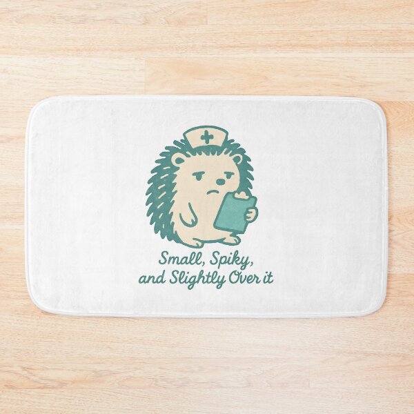 Item preview, Small Spiky and Slightly Over It Shirt, Funny Hedgehog Nurse T-Shirt, Cute Nurse Animal Gift Tee, Whimsical Nurse Humor Shirt designed and sold by TshirtsLabs.