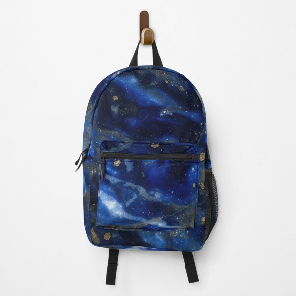 Item preview, Luxury Blue Lapis Lazuli Stone Texture with Gold Veins designed and sold by SurfaceCraft Studio.