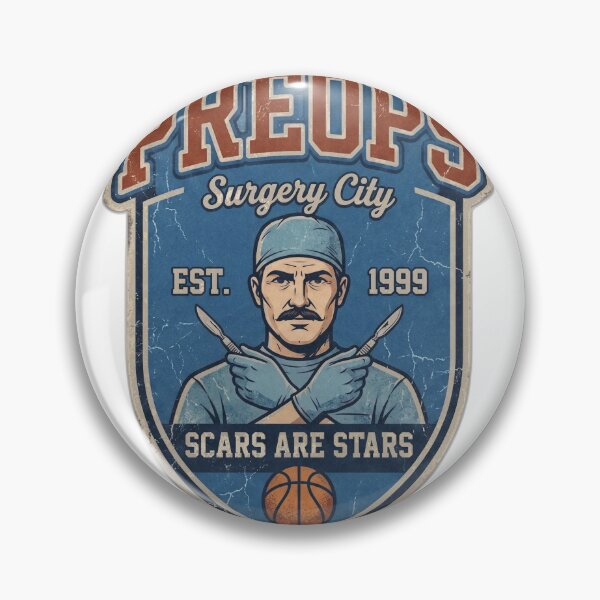 Item preview, Preops Surgery City Vintage Basketball Mascot designed and sold by JBX Design.