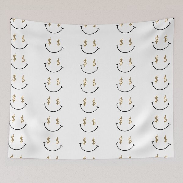 Item preview, Money Eyes Smiley Minimalist Hand Drawn Doodle designed and sold by somimalikkk.