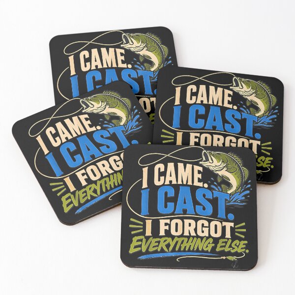 Item preview, I Came I Cast I Forgot Everything Else Funny Fly Fishing Design designed and sold by Rahamkshop.