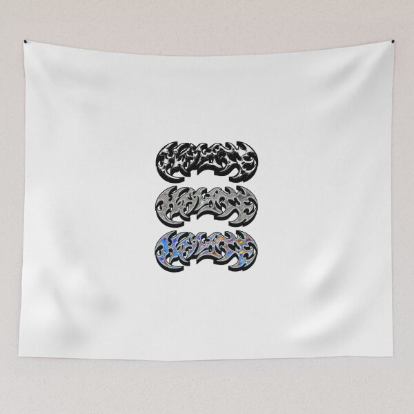Item preview, Hayte Cyber Chrome Y2K Metallic Typography  designed and sold by HytoneArt.