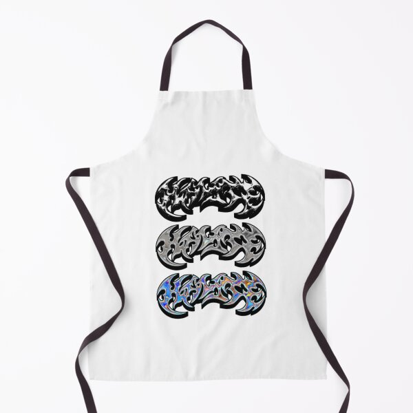 Item preview, Hayte Cyber Chrome Y2K Metallic Typography designed and sold by HytoneArt.