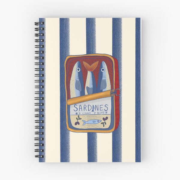 Item preview, Retro Sardine Tin Vintage Coastal Food Art designed and sold by Pop & Punch.