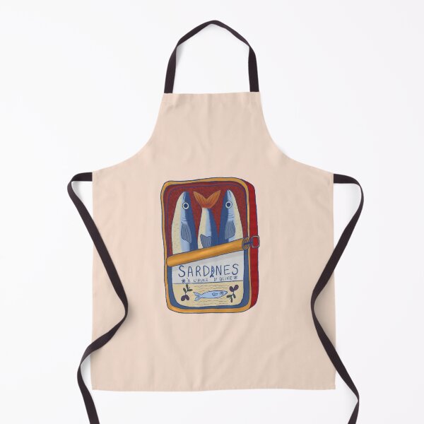 Item preview, Retro Sardine Tin Vintage Coastal Food Art designed and sold by Pop & Punch.