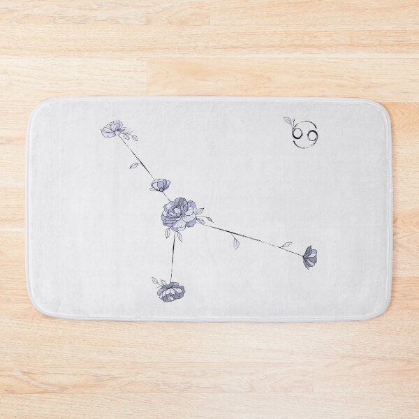 Item preview, Cancer Floral Zodiac Constellation designed and sold by TheThankfulTyne.