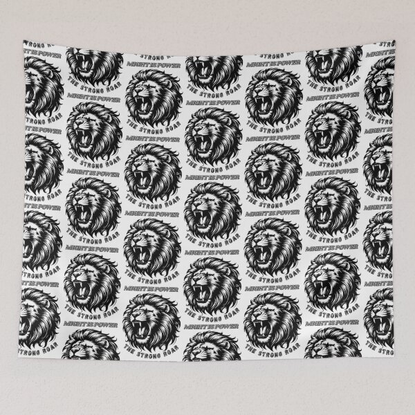 Item preview, The Strong Roar – Might Is Power designed and sold by Chiedu10.