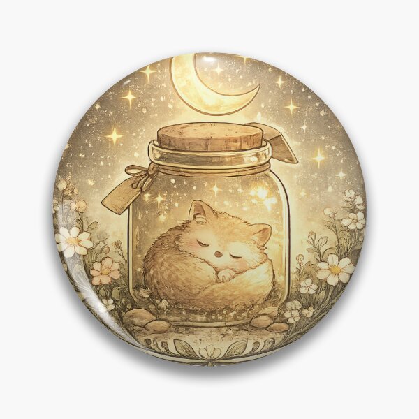 Item preview, Owl in a Jar Emblem — Cozy Fairycore designed and sold by PratikG24.