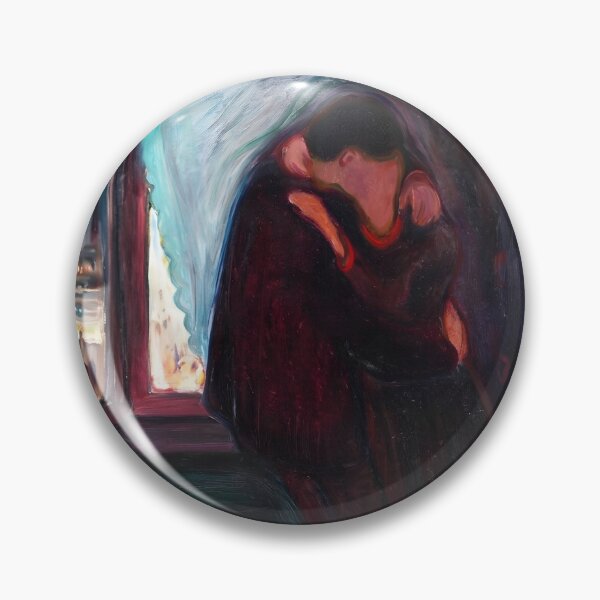 Item preview, The Kiss by Edvard Munch designed and sold by Erlin Rudho.