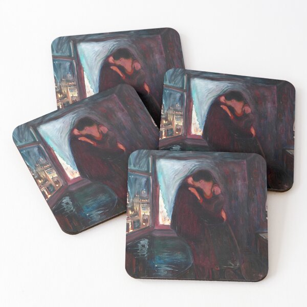 Item preview, The Kiss by Edvard Munch designed and sold by Erlin Rudho.