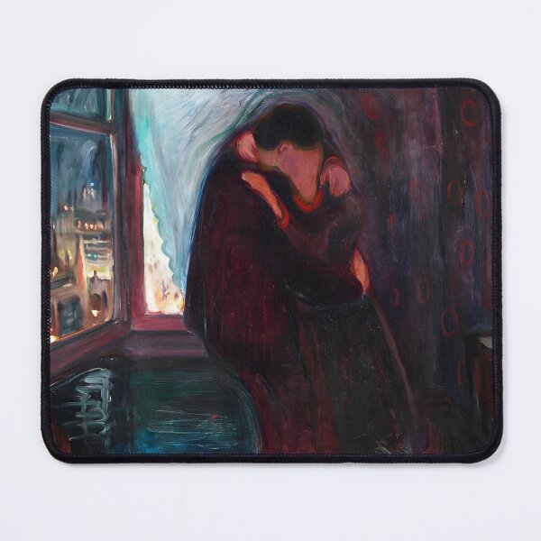 Item preview, The Kiss by Edvard Munch designed and sold by Erlin Rudho.