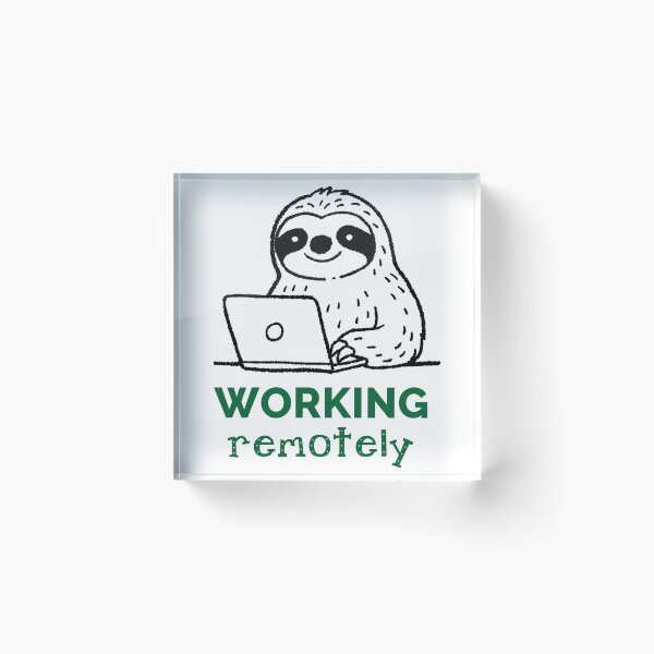 Item preview, WFH Sloth designed and sold by SugarCore.
