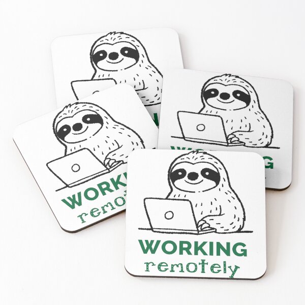 Item preview, WFH Sloth designed and sold by SugarCore.
