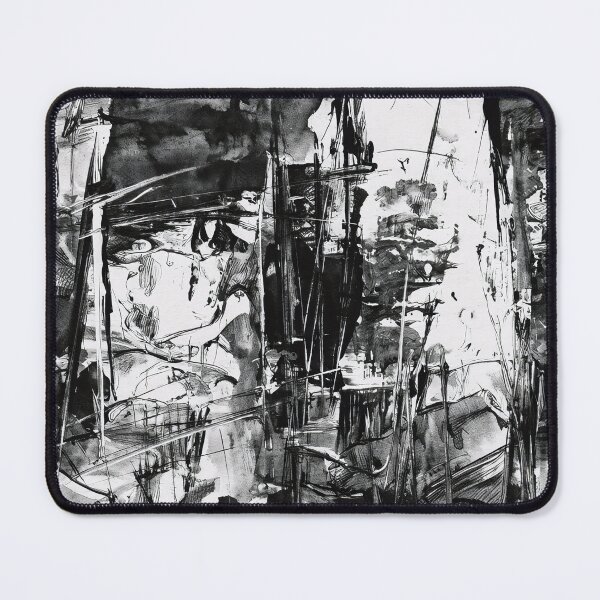 Item preview, Abstract Forest in Black and White designed and sold by tomorrowsart.