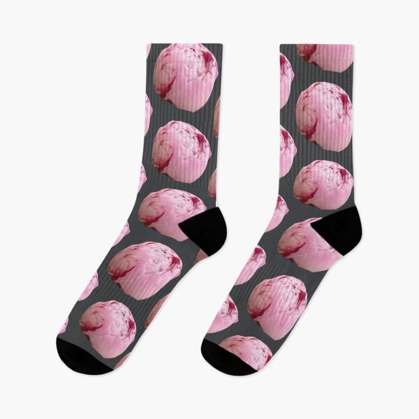 Item preview, Luxe Statement Pink Peony Bud with Crimson Detail designed and sold by BalkanBloom.