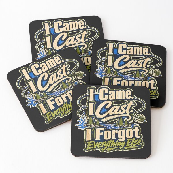 Item preview, I Came I Cast I Forgot Everything Else Funny Fly Fishing Design designed and sold by Rahamkshop.