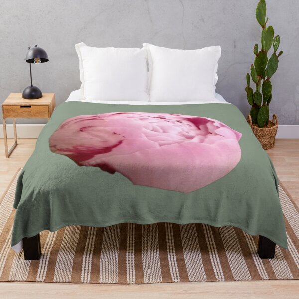 Item preview, Luxe Statement Pink Peony Bud with Crimson Detail designed and sold by BalkanBloom.