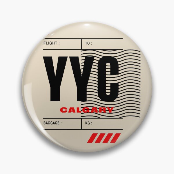 Item preview, CALGARY YYC • BOLD CANADIAN AIRPORT TAG DESIGN designed and sold by VoglR.