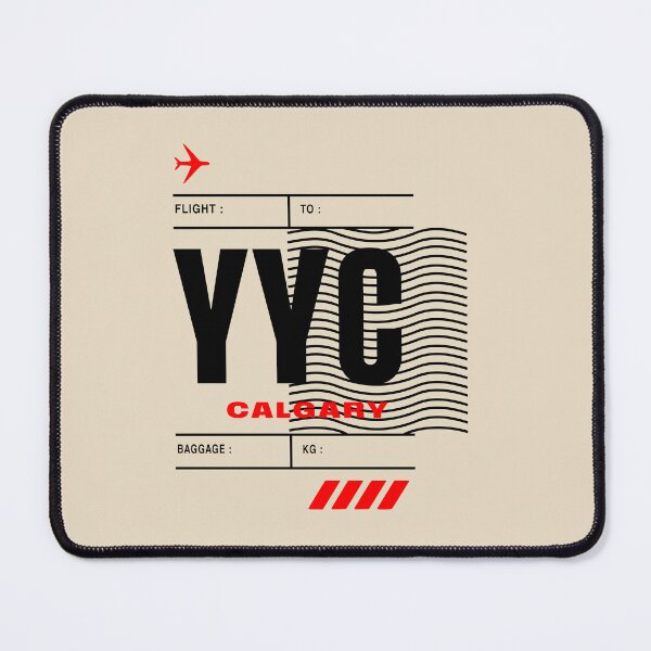 Item preview, CALGARY YYC • BOLD CANADIAN AIRPORT TAG DESIGN designed and sold by VoglR.