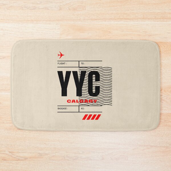 Item preview, CALGARY YYC • BOLD CANADIAN AIRPORT TAG DESIGN designed and sold by VoglR.