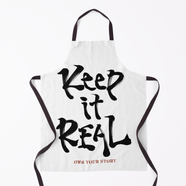 Item preview, Keep It Real - Own Your Story Japanese Calligraphy Typography designed and sold by Necokite.