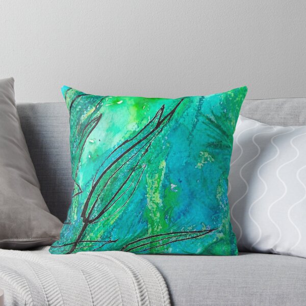 Item preview, A Green Forest Nature Dream Watercolor Painted and Mixed Media designed and sold by BOKEbyTC.