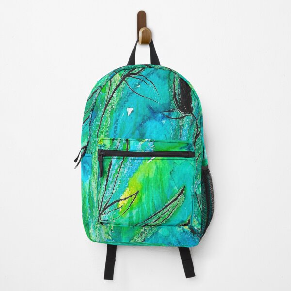 Item preview, A Green Forest Nature Dream Watercolor Painted and Mixed Media designed and sold by BOKEbyTC.
