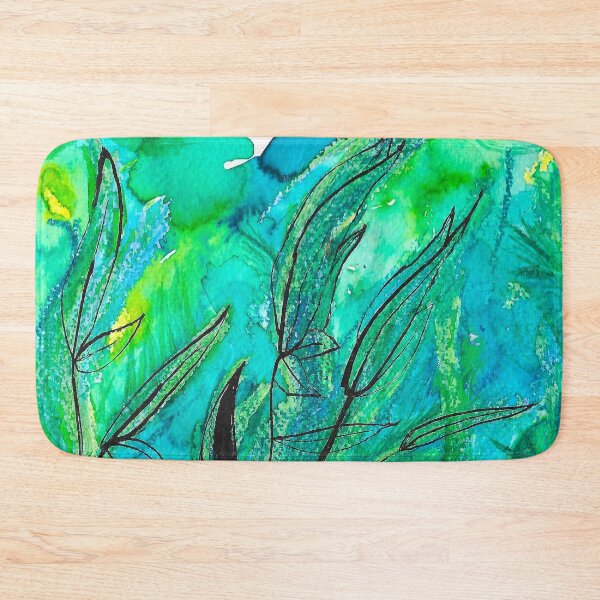 Item preview, A Green Forest Nature Dream Watercolor Painted and Mixed Media designed and sold by BOKEbyTC.