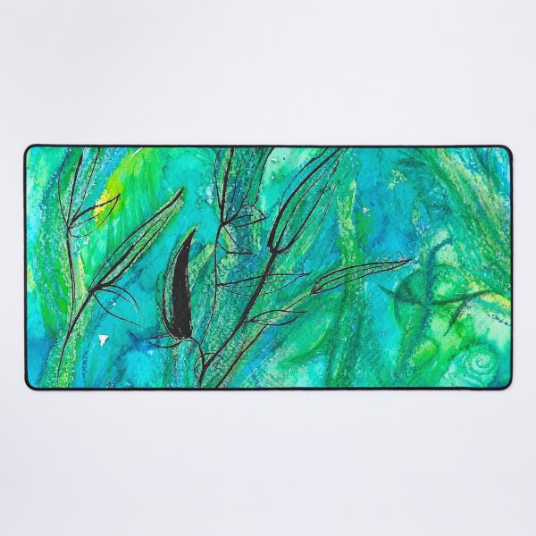 Item preview, A Green Forest Nature Dream Watercolor Painted and Mixed Media designed and sold by BOKEbyTC.