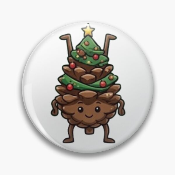 Item preview, Festive Pinecone Handstand Inversion Evergreen Balance designed and sold by moTshiTshi.