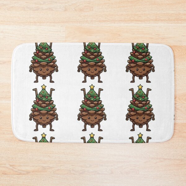 Item preview, Festive Pinecone Handstand Inversion Evergreen Balance designed and sold by moTshiTshi.