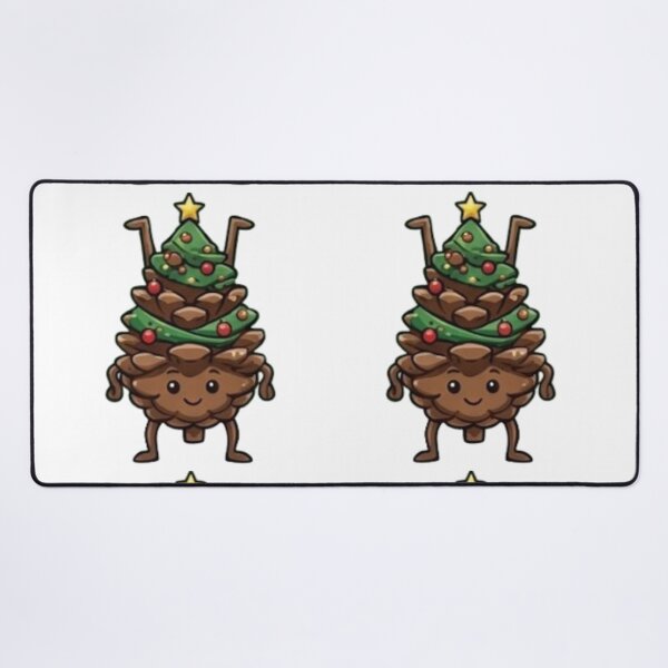 Item preview, Festive Pinecone Handstand Inversion Evergreen Balance designed and sold by moTshiTshi.