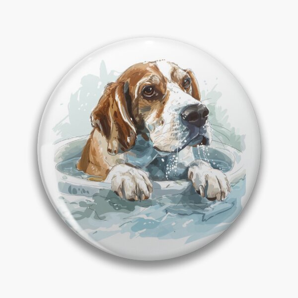 Item preview, Beagle Dog | Cute Puppy Aesthetic Art designed and sold by Mandayartstudio.