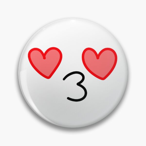 Item preview, Heart Eyes Kissing Face Minimalist Hand Drawn Doodle designed and sold by somimalikkk.
