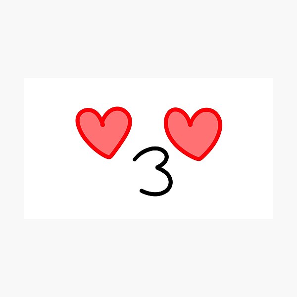 Item preview, Heart Eyes Kissing Face Minimalist Hand Drawn Doodle designed and sold by SomiMotion.