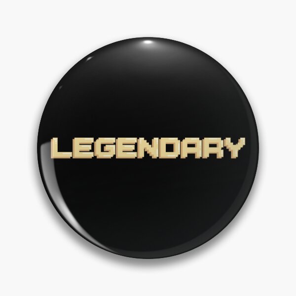 Item preview, Legendary Gaming Quote Pixel Art Decal designed and sold by alexmaushaus.