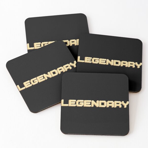 Item preview, Legendary Gaming Quote Pixel Art Decal designed and sold by alexmaushaus.